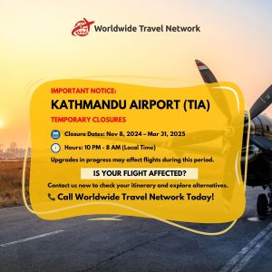 Kathmandu Airport (TIA) Closed for Upgrades