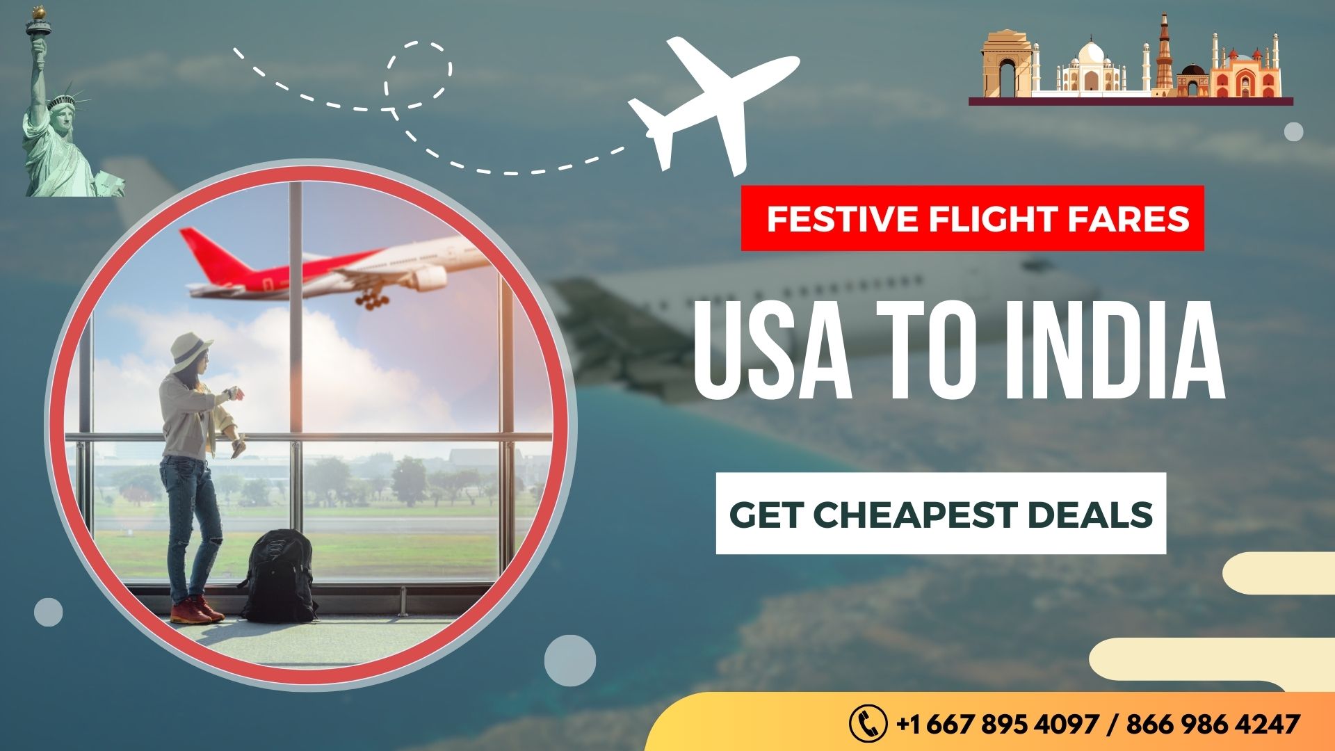 Festive Flight Fares from USA to India